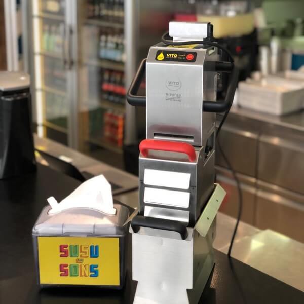 vito80 oil filtering system in restaurant עבודותינו